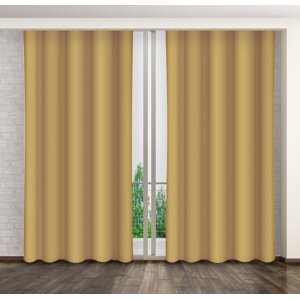 Elegantní závěs světle hnědé barvy Délka: 250 cm