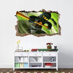 Perfektní dětská dekorační nálepka NINJA GO 120 x 74 cm