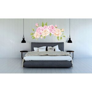 Originální nálepka na zeď s motivem růží 100 x 200 cm
