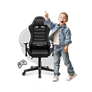 Ergonomické černé herní křeslo pro teenegery