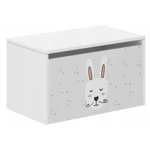 Dětský úložný box s vousatým zajíčkem 40x40x69 cm