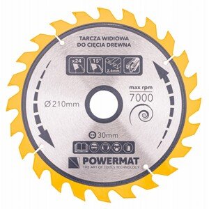 Vidiový pilový kotouč 210x30 24z TDD-210x30x24Z