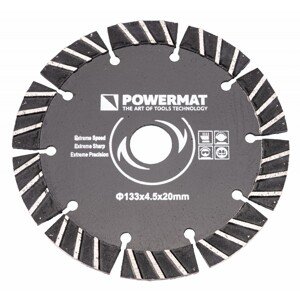 Diamantový kotouč pro stěnové frézy PM-TDB-133x4,5x20