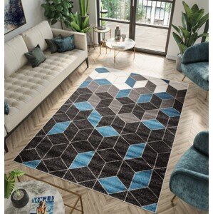 Moderní koberec s geometrickým vzorem Šířka: 80 cm | Délka: 150 cm