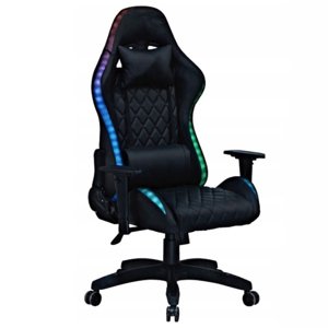 Stylová ergonomická herní židle s LED osvětlením