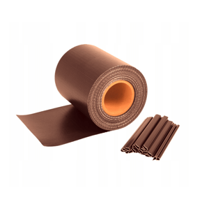 Plotové stínicí lišty 19 cm x 35 m v hnědé barvě
