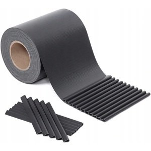 Plotová krycí páska 19 cm x 35 m - černá 1ks