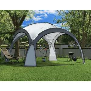 Pavilonový stan pro zahradní piknik 3,5 x 3,5 m šedý