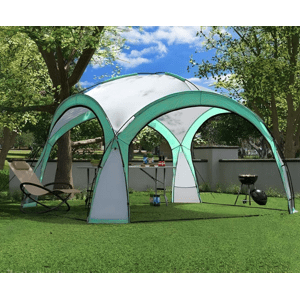 Pavilonový stan pro zahradní piknik 3,5 x 3,5 m zelený
