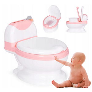 Dětský nočník - WC, růžový