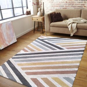 Designový koberec ve stylové barevné kombinaci Šířka: 80 cm | Délka: 150 cm