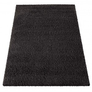 Moderní koberec SHAGGY v antracitové barvě Šířka: 80 cm | Délka: 150 cm