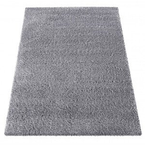 Moderní koberec SHAGGY v šedé barvě Šířka: 80 cm | Délka: 150 cm