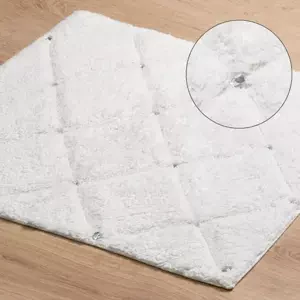 Luxusní koberec CHIC s krystaly - bílý Šířka: 60 cm | Délka: 90 cm