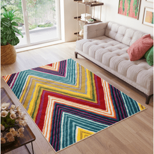 Designový koberec s geometrickým vzorem SALSA Šírka: 140 cm | Dĺžka: 190 cm