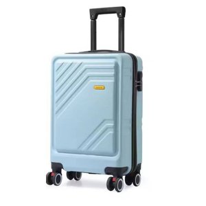 Stylový cestovní kufr s TSA zámkem 56 cm 4 kolečka modrá
