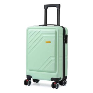 Stylový cestovní kufr s TSA zámkem 56 cm 4 kolečka mátová