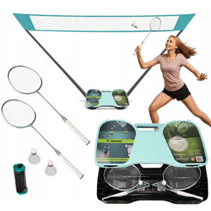 Badmintonová sada 4v1 se síťkou, raketami a pouzdrem - TRIZAND