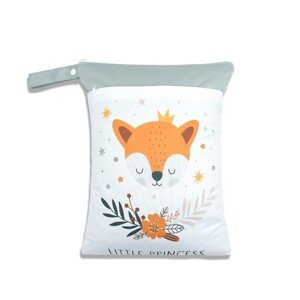 Nepromokavá taška do kočárku a školky 30x40 cm – vzor liška Zvířátka