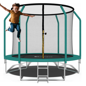 Prémiová zahradní trampolína pro děti s vnitřní sítí 2,4 m - Ø 252 cm