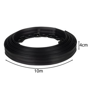 Flexibilní zahradní okraj 10 m s 20 kolíky Výška: 100 cm