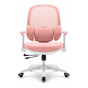 Ergonomická růžová dětská židlička HC-999 - látková