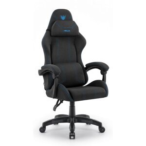 Ergonomická látková herní židle HC-1014 modrá