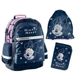 Školní batoh + taška na boty a penál MINNIE MOUSE