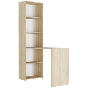 Psací stůl s policí MODERN B-50S - 120 x 50 x 180 cm - různé barevné varianty sonoma