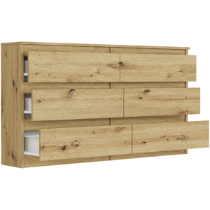 Moderní komoda R-140 - různé barevné varianty artisan