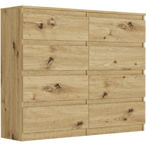 Komoda s 8 zásuvkami R-120-S8 - různé barevné varianty artisan