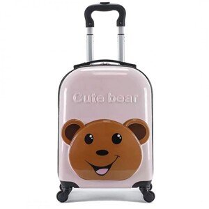 Dětský cestovní kufr na kolečkách s teleskopickou rukojetí - CUTE BEAR