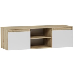Moderní bezúchytkový TV stolek MODERN 120 cm - různá barevná provedení sonoma mix biela