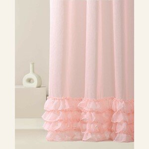 Elegantní bílá záclona na okna 280 cm
