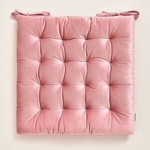 Tmavě modrý dekorační závěs se zlatým vzorem do obýváku 140x250 cm