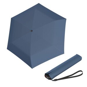 Knirps Knirps US.050 ultra light slim manual blue - lehký dámský skládací plochý deštník