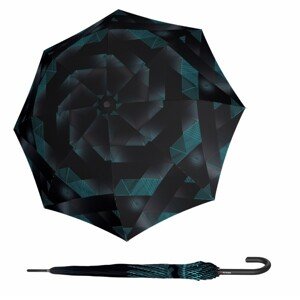 Knirps Knirps T .760 Stick Automatic Symphony black - elegantní holový vystřelovací deštník