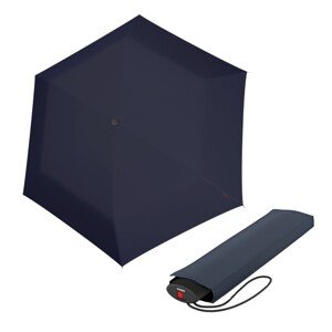 Knirps KNIRPS AS.050 SLIM SMALL NAVY - lehký dámský skládací plochý deštník