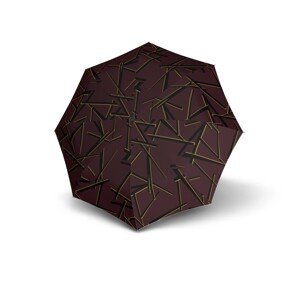 Knirps KNIRPS A.200 MEDIUM Kombat Chianti - elegantní dámský plnoautomatický deštník