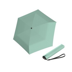 Knirps Knirps US.050 ultra light slim manual mint - lehký dámský skládací plochý deštník
