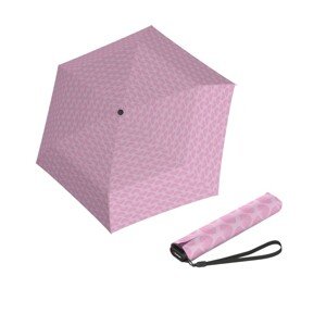 Knirps Knirps US.050 ultra light slim manual sakura fan - lehký dámský skládací plochý deštník