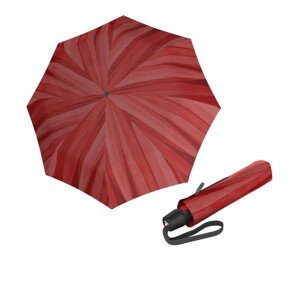 Knirps KNIRPS T.200 Medium Duomatic Soft Scarlet - elegantní plně automatický deštník
