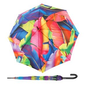Knirps KNIRPS T.760 Palm Multicolor - elegantní holový vystřelovací deštník