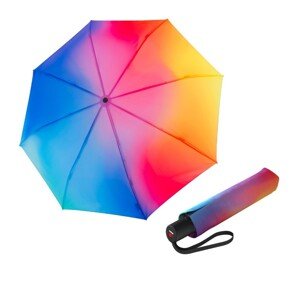 Knirps KNIRPS A.200 MEDIUM DUOMATIC Rainbow - elegantní dámský plnoautomatický deštník