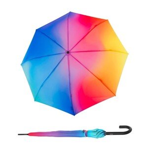 Knirps KNIRPS A.760 STICK AUTOMATIC Rainbow - elegantní holový vystřelovací deštník