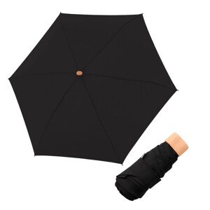 Doppler Nature Mini Cork simply black FSC® - EKO deštník