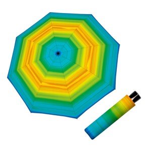 Doppler Fiber Mini Happy green - dámský skládací deštník