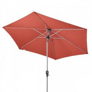 Automatický naklápěcí slunečník s klikou Doppler ACTIVE 280 cm - terakota (cihlová)