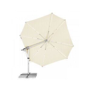 Doppler PROTECT 400P konstrukce + potah – zahradní výkyvný slunečník s boční tyčí : Desén látky - T820
