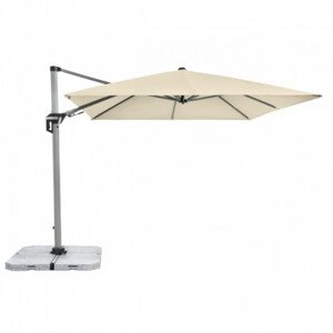 Doppler ACTIVE 350  x 260 cm – výkyvný zahradní slunečník s boční tyčí : Desén látky - 820